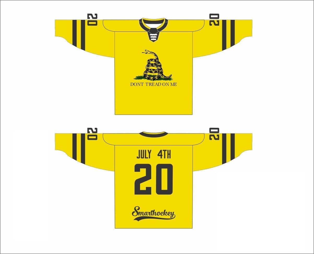 DON'T TREAD ON ME HOCKEY JERSEY Smarthockey Events