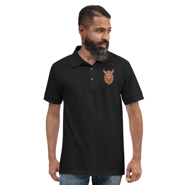 HOUSTON VIKINGS Embroidered Polo Shirt - LOGO