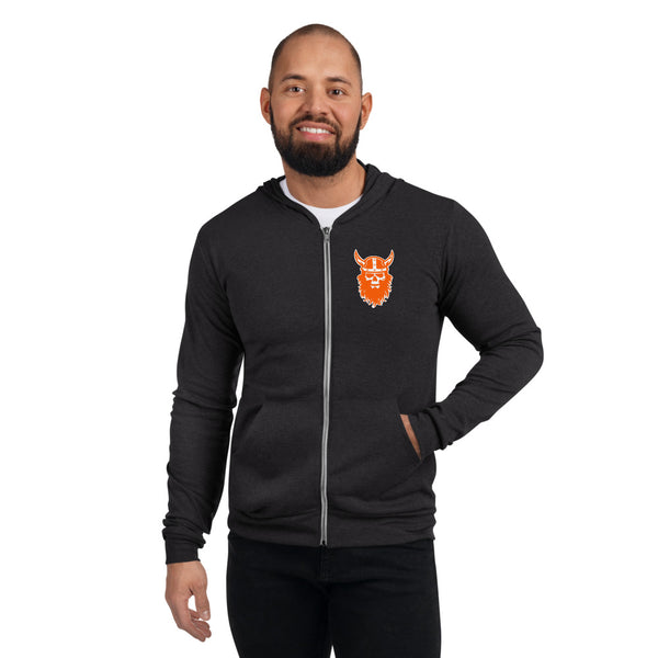 HOUSTON VIKINGS Unisex zip hoodie - LOGO
