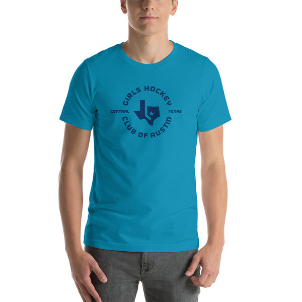 GHCA T-Shirt - Primary Logo Ice Blue