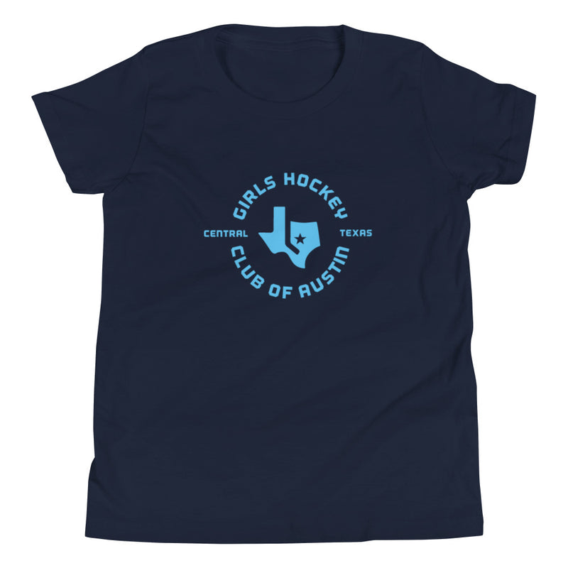 GHCA Youth T-Shirt - Primary Logo Ice Blue